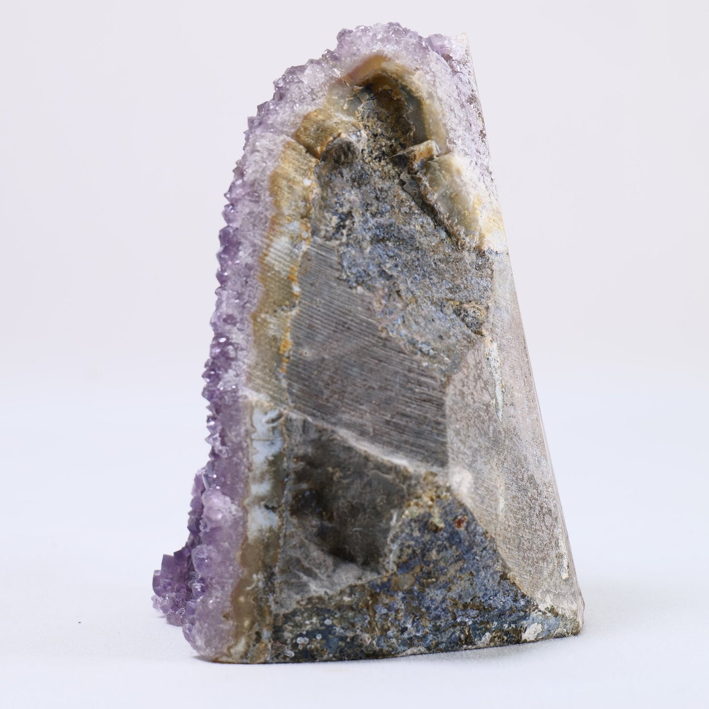 Uruguayan Polished Amethyst Geode - Positive Faith Hope Love