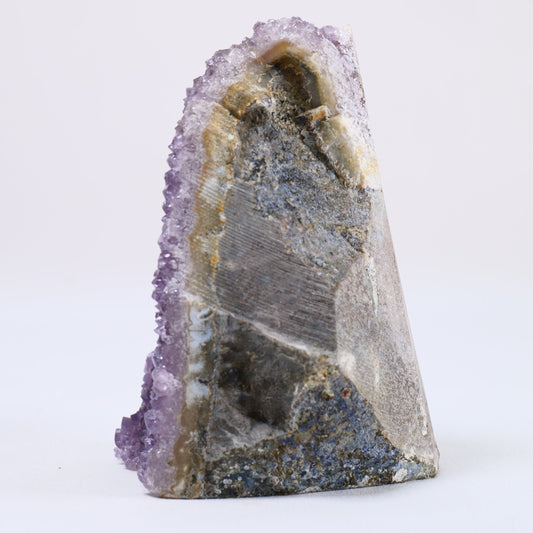 Uruguayan Polished Amethyst Geode - Positive Faith Hope Love