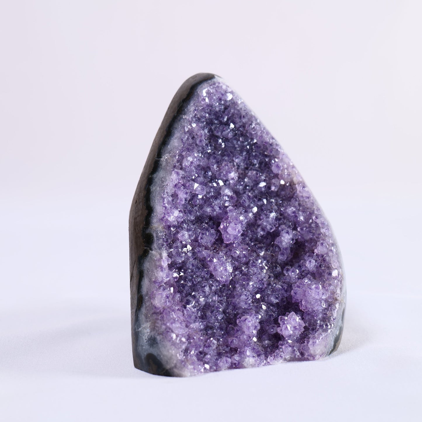 Uruguayan Polished Amethyst Geode - Positive Faith Hope Love