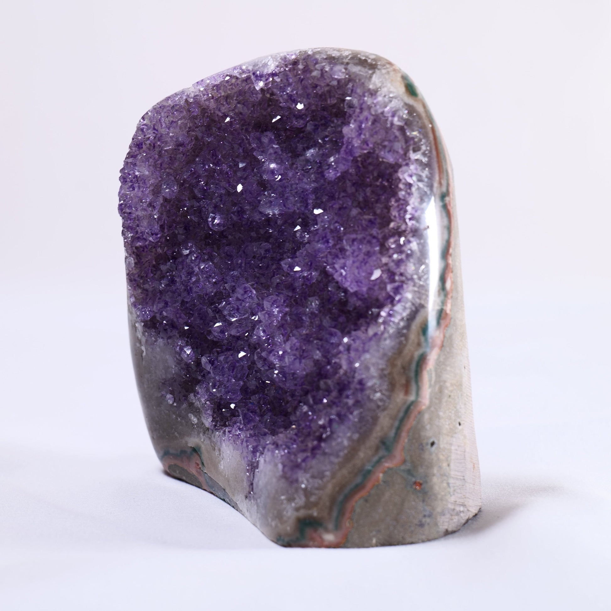 Uruguayan Polished Amethyst Geode - Positive Faith Hope Love