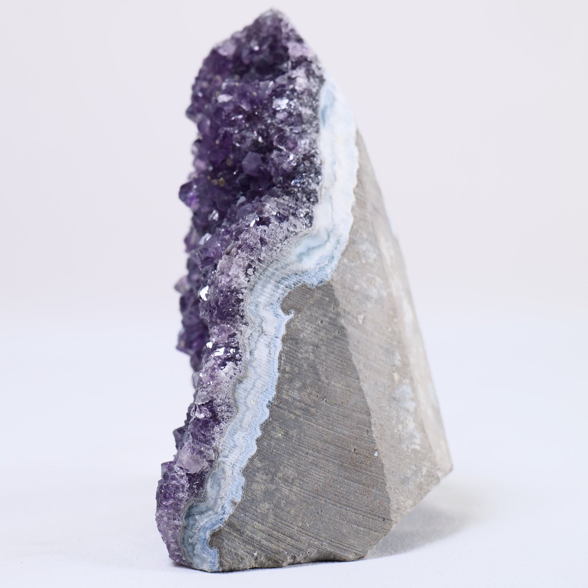 Uruguayan Polished Amethyst Geode - Positive Faith Hope Love