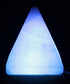 Polished Usb Pyramid Salt Lamp 9 Cm Multi featuring natural patterning and unique variations - Positive Faith Hope Love