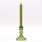 Polished Vintage Dinner Candle Holder Garden Jade featuring serene green tone and smooth polish - Positive Faith Hope Love