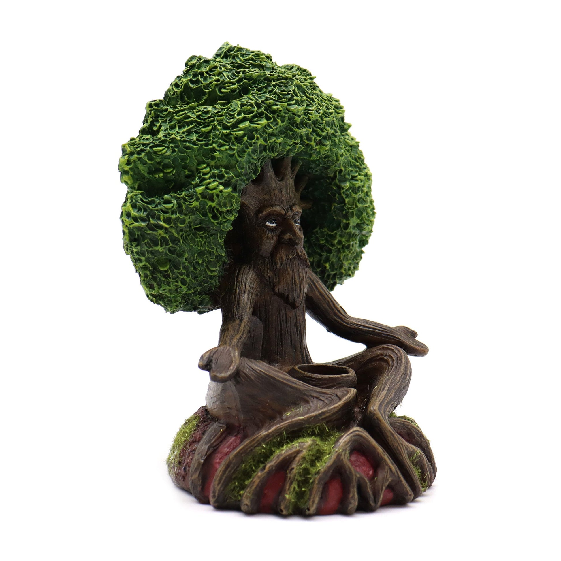 Wise Old Tree Man of the Forest Backflow Incense Burner - Positive Faith Hope Love