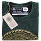 Polished Xlarge Stone Washed T Shirt Chakra Green featuring natural patterning and unique variations - Positive Faith Hope Love