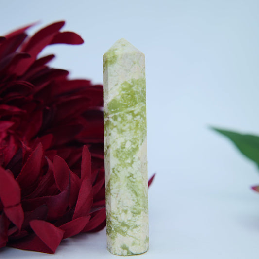 Yellow Serpentine Point — 90mm, 53g - Positive Faith Hope Love