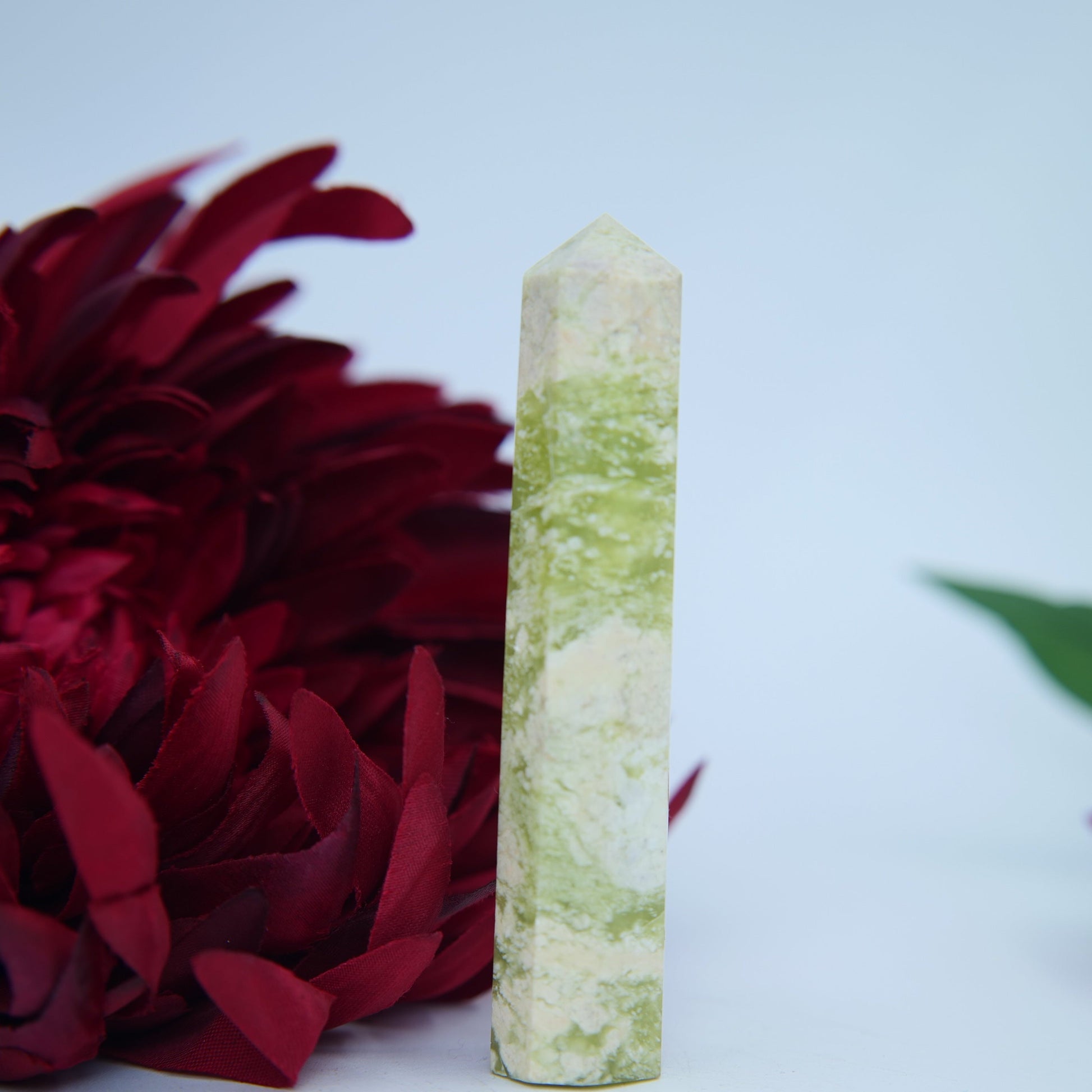 Yellow Serpentine Point — 90mm, 53g - Positive Faith Hope Love