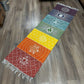 Yoga Rug - 60x200cm - 7 Chakras - Positive Faith Hope Love